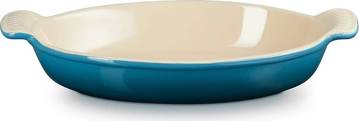 Le Creuset Auflaufform Tradition oval 28cm 1.6l deep teal