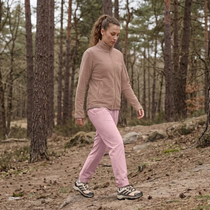 adidas Terrex Multi Essentials Fleece Jacke trace brown (Damen)