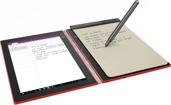Lenovo Yoga Book Windows YB1-X91L, rot, 128GB