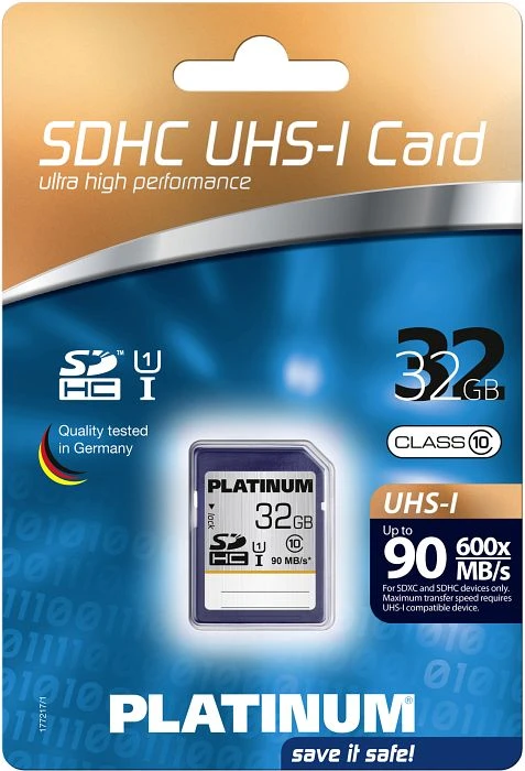 BestMedia Platinum 600x R90 32GB, UHS-I, Class 10
