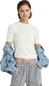 G-Star Lightweight Knitted Summer Top Strickpullover light chalk (Damen)