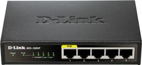 D-Link DES-1000 Desktop Switch, 5x RJ-45, 15.4W PoE (DES-1005P)