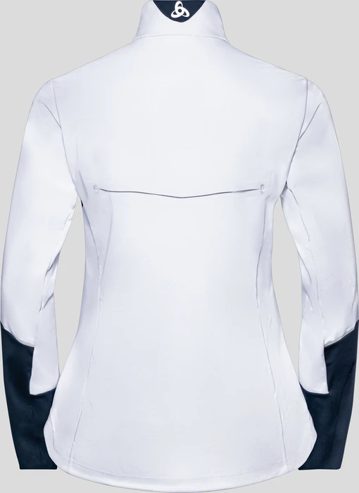 Odlo Langnes Funktionsjacke white/dark sapphire (Damen)