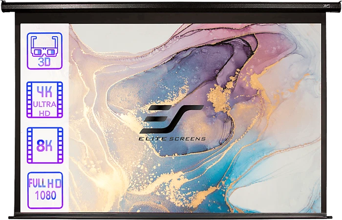 Elite Screens VMAX Motorleinwand 203.7x114.6cm weißer Rand