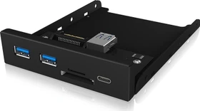 RaidSonic Icy Box IB-HUB1417-i3 Multi-Slot-Cardreader, USB-A 3.0 [Buchse] (60433)