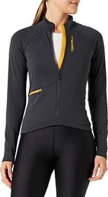 Castelli Unlimited Trail Trikot langarm dark grey/goldenrod (Damen)