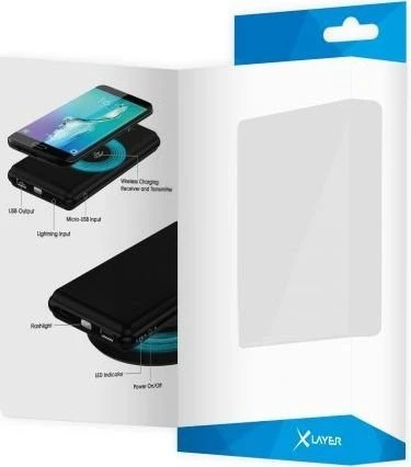 XLayer Powerbank Plus Wireless Charger 2Way 10000mAh schwarz