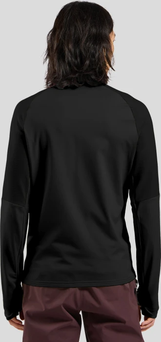 Odlo Descent Ceramiwarm Midlayer Funktionsshirt langarm schwarz (Herren)