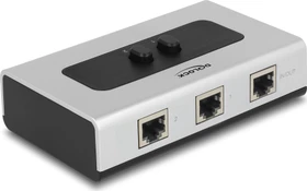 DeLOCK Switch RJ45 10Gbps 2-Port, manuell bidirektional (87673)