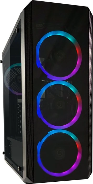 LC-Power Gaming 703B Quad Luxx, Glasfenster
