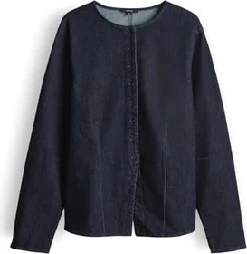 Opus Fartis Hemd langarm dark rinsed blue (Damen)