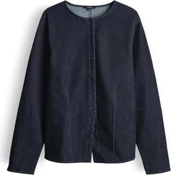 Opus Fartis Hemd langarm dark rinsed blue (Damen)