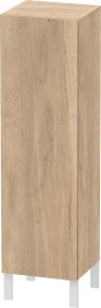 Duravit L-Cube Halbhochschrank 400 x 363 x 1320 mm eiche marmoriert matt