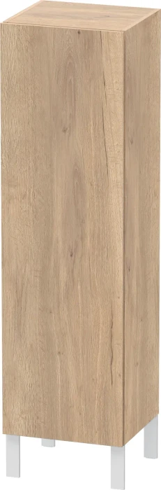 Duravit L-Cube Halbhochschrank 400 x 363 x 1320 mm eiche marmoriert matt
