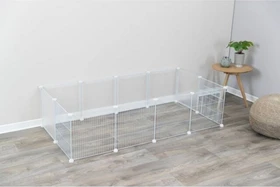 Trixie Indoor Freilaufgehege, 140x35x70cm, weiß