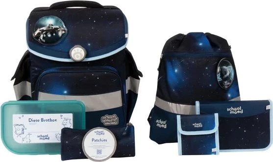 School-Mood Timeless Air+ Louis Schultaschen-Set, 7-tlg.