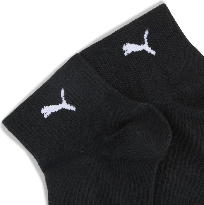 Puma Quarter Socken schwarz, 2 Paare (Damen)