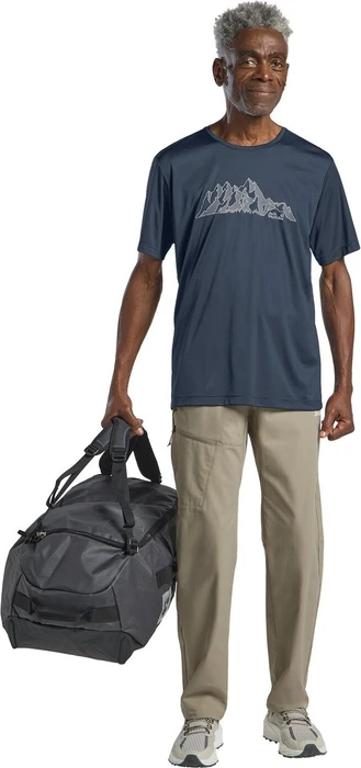 Jack Wolfskin Peak Graphic Funktionsshirt kurzarm new mountain midnight sky (Herren)