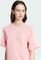 adidas Essentials 3-Streifen Single Jersey Boyfriend T-Shirt kurzarm semi pink spark (Damen) Vorschaubild