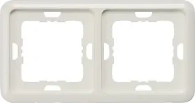 Siemens DELTA profil Rahmen 151x80mm 2-Fach, titanweiß