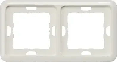 Siemens DELTA profil Rahmen 151x80mm 2-Fach, titanweiß