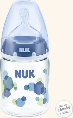 NUK First Choice PA-Trinkflasche Silikon, 0+M, 150ml (verschiedene Farben)