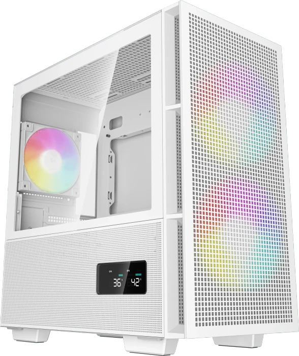DeepCool CH360 DIGITAL WH, weiß, Glasfenster