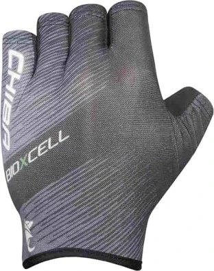 Chiba BioXCell Tan Through Fahrradhandschuhe grau/schwarz