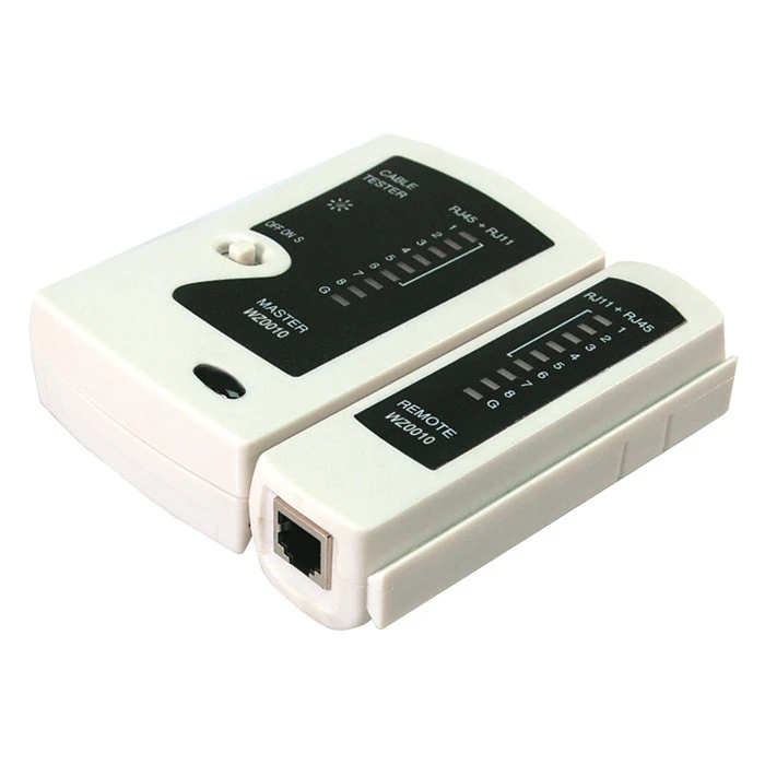 LogiLink Kabeltester RJ-11/RJ-12/RJ-45, mit Remote Einheit