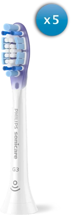 Philips HX9055/87 Sonicare G3 Premium Gum Care Ersatzbürste weiß, 5 Stück