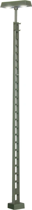 Viessmann - Spur H0 - Gittermastleuchte mit Kontaktstecksockel 2 LEDs weiß