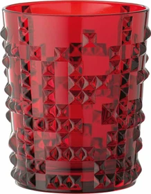 Nachtmann Punk Whiskyglas rubinrot