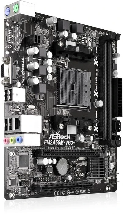 ASRock FM2A55M-VG3+ (AMD FM2)