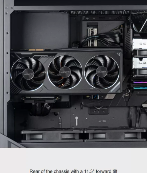 SilverStone Alta F2 Black, schwarz, Glasfenster