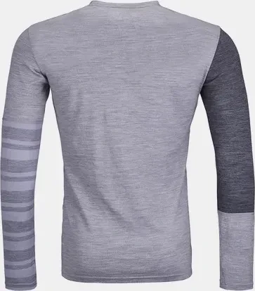 Ortovox 185 Rock'N'Wool Funktionsshirt langarm grey blend (Herren)
