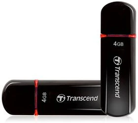 Transcend JetFlash 600 4GB, USB-A, USB 2.0
