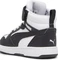 Puma Rebound V6 Mid puma white/puma black/shadow gray (Junior) Vorschaubild