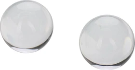 Glassvibrations Liebeskugeln crystal clear