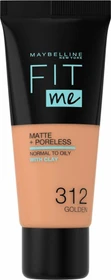 Maybelline Fit Me Matte & Poreless Foundation 312 golden, 30ml