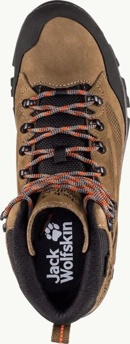 Jack Wolfskin Rebellion Texapore Mid braun/rot (Herren)
