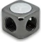 EK Water Blocks EK-AF T-Verteiler G1/4", schwarz vernickelt Vorschaubild