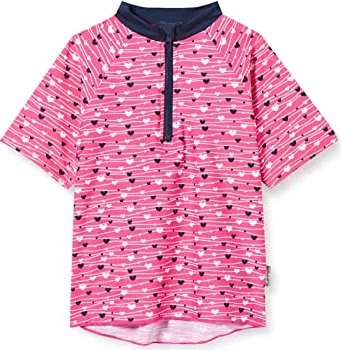Sterntaler Badeshirt mit Reißverschluss UV 50+ Funktionsshirt kurzarm magenta (Junior)