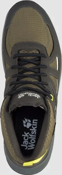 Jack Wolfskin Woodland 2 Texapore Mid khaki/green (Herren)