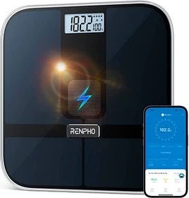 Renpho Elis Solar 2 Smart digitale Körperanalysewaage schwarz
