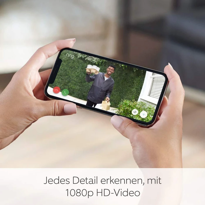 Ring Wired Video Doorbell schwarz, Video-Türklingel