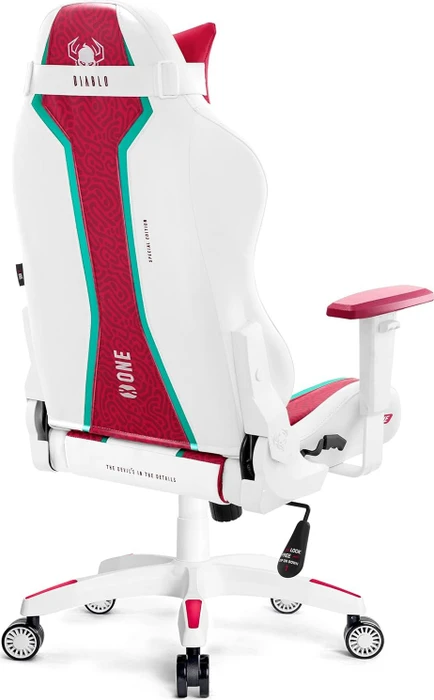 Diablo Chairs X-One 2.0 Normal Gamingstuhl, Candy Rose, rot/weiß