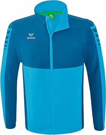 Erima Six Wings mit abnehmbaren Ärmeln Trainingsjacke curacao/mykonos (Herren)