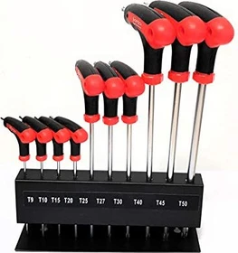 Höfftech T-Griff Schraubendrehersatz, 10-tlg.