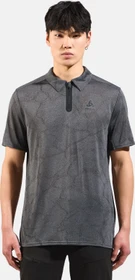 Odlo Ascent Chill-Tec Poloshirt kurzarm black melange (Herren)
