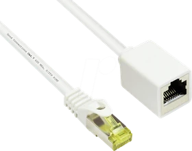 Good Connections RNS Verlängerung-Patchkabel, Cat7/Cat6a, S/FTP, RJ-45/RJ-45, 3m, weiß